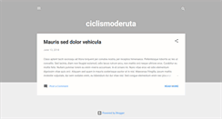 Desktop Screenshot of ciclismoderuta.blogspot.com