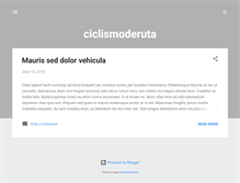Tablet Screenshot of ciclismoderuta.blogspot.com