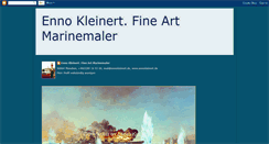 Desktop Screenshot of enno-kleinert-marinemaler.blogspot.com