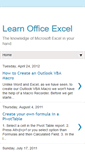 Mobile Screenshot of learnofficeexcel.blogspot.com