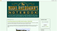 Desktop Screenshot of modelrailroadersnotebook.blogspot.com