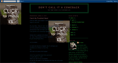 Desktop Screenshot of dont-call-it-a-comeback.blogspot.com