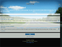 Tablet Screenshot of dreamjumpersdelivered.blogspot.com