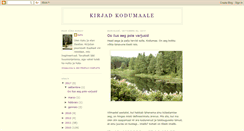 Desktop Screenshot of kirjadkodumaale.blogspot.com