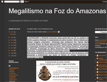 Tablet Screenshot of megalitosamazonia.blogspot.com