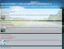 Tablet Screenshot of magistermktcmh.blogspot.com
