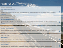 Tablet Screenshot of handsfullof.blogspot.com