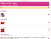 Tablet Screenshot of myfrenscollections.blogspot.com