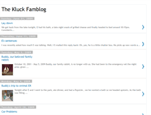 Tablet Screenshot of kluckfamblog.blogspot.com
