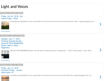 Tablet Screenshot of lightandvoices.blogspot.com