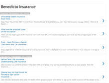 Tablet Screenshot of benedictoinsurance.blogspot.com