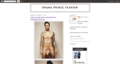 Desktop Screenshot of dramaprincefashion.blogspot.com