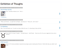 Tablet Screenshot of exhibitionofthoughts.blogspot.com