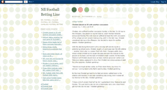Desktop Screenshot of nfl-football-betting-line.blogspot.com