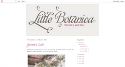 Desktop Screenshot of littlebotanica.blogspot.com