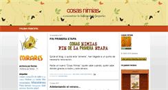Desktop Screenshot of cosasnimias.blogspot.com