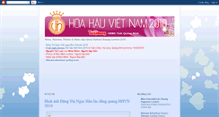 Desktop Screenshot of missvietnam2010.blogspot.com