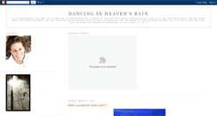 Desktop Screenshot of dancinginheavensrain.blogspot.com