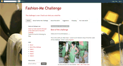 Desktop Screenshot of fashionmechallenge.blogspot.com