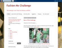Tablet Screenshot of fashionmechallenge.blogspot.com