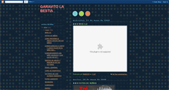 Desktop Screenshot of garavitolabestiapirry.blogspot.com