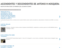 Tablet Screenshot of nosotrosdescendientesantoniohmosquera.blogspot.com