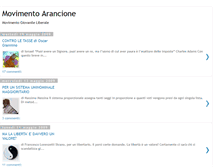 Tablet Screenshot of movimentoarancione.blogspot.com