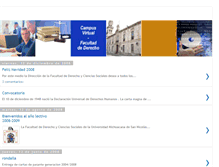 Tablet Screenshot of campusvirtualderechoumsnh.blogspot.com