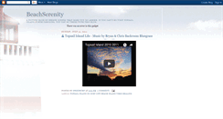 Desktop Screenshot of beachserenity.blogspot.com
