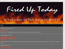 Tablet Screenshot of fireduptoday.blogspot.com