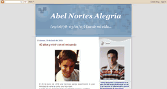 Desktop Screenshot of abelnortesalegria.blogspot.com