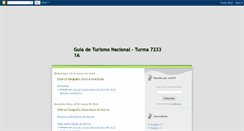 Desktop Screenshot of guiadeturismonacional.blogspot.com