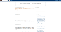 Desktop Screenshot of otonk-hollywoodactorslist.blogspot.com