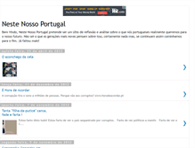 Tablet Screenshot of nestenossoportugal.blogspot.com