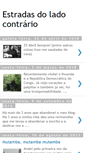 Mobile Screenshot of estradasdoladocontrario.blogspot.com