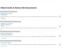 Tablet Screenshot of mexico-revolucionario.blogspot.com