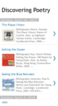 Mobile Screenshot of discoveringpoetry.blogspot.com
