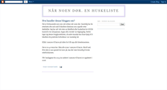 Desktop Screenshot of dodsfall.blogspot.com