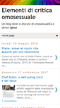 Mobile Screenshot of elementidicriticaomosessuale.blogspot.com
