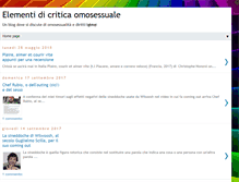Tablet Screenshot of elementidicriticaomosessuale.blogspot.com