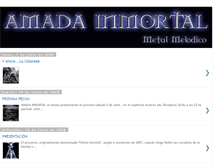 Tablet Screenshot of amadainmortalweb.blogspot.com