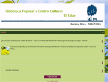 Tablet Screenshot of biblioteca-eltalar.blogspot.com