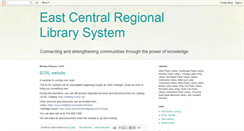 Desktop Screenshot of eastcentrallibraries.blogspot.com