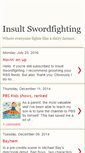 Mobile Screenshot of insultswordfighting.blogspot.com