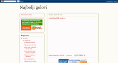 Desktop Screenshot of najboljigolovi.blogspot.com