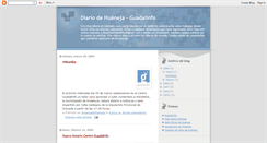 Desktop Screenshot of diariodehueneja.blogspot.com