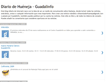 Tablet Screenshot of diariodehueneja.blogspot.com