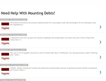 Tablet Screenshot of debtsgoneltd.blogspot.com