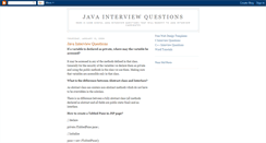 Desktop Screenshot of java-interviewquestions.blogspot.com