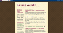 Desktop Screenshot of lovingweedle.blogspot.com